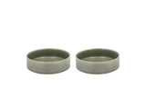 Bowl Fjord 0.45 liter 2 pcs Green Porcelain