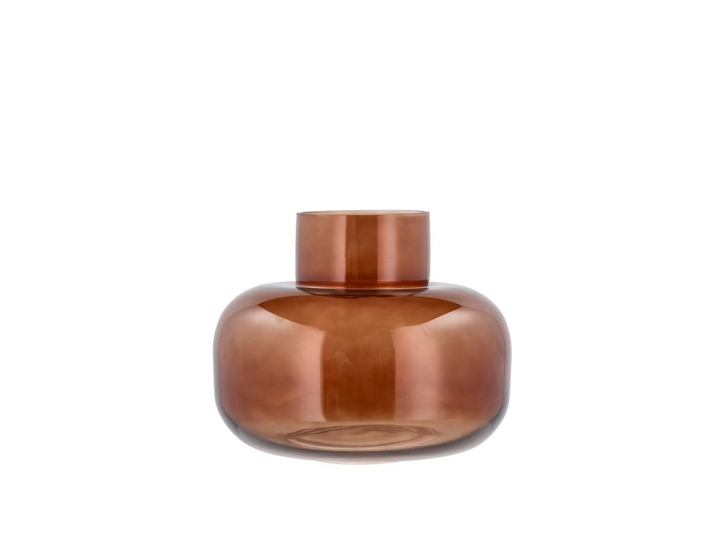 Vase Kehl D24.8 x 19.5 cm Brown Glass