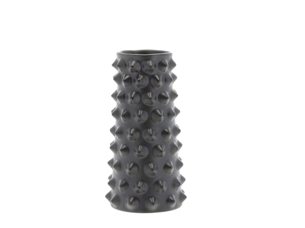 Vase Vaest 9.7 x 20 cm Matte black Earthenware