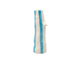Vase with beak and eyelashes Whimsy 34 cm Blue Stoneware