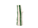 Vase with beak and eyelashes Whimsy 34 cm Green Stoneware