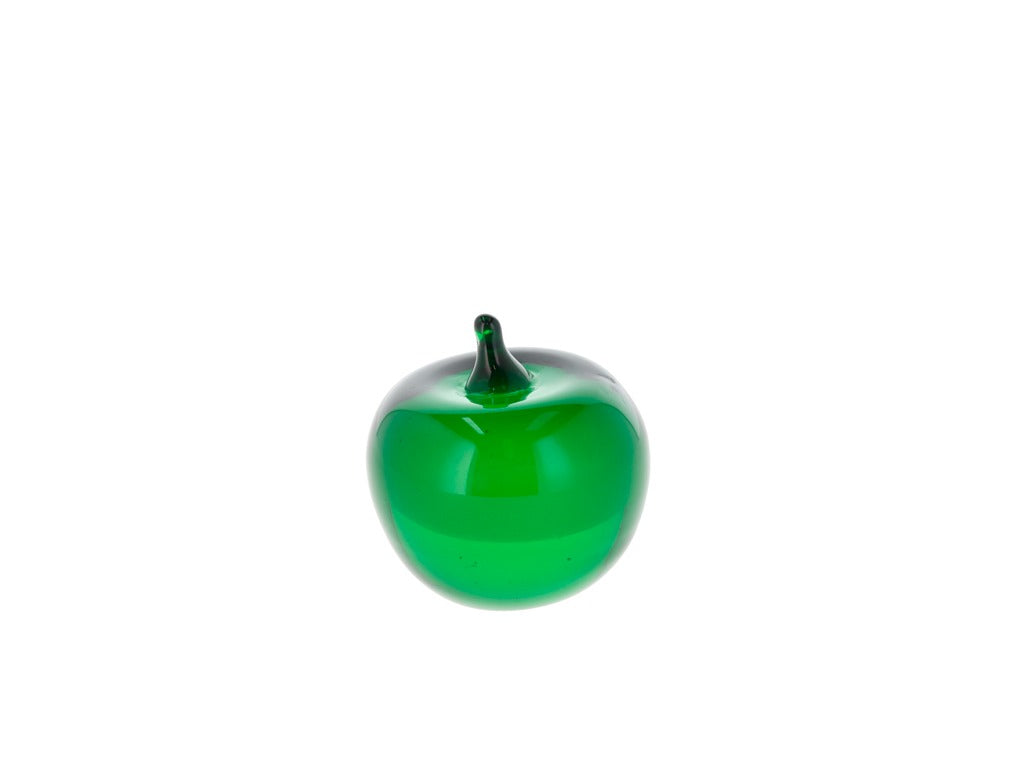 Apple Harvest 7.5 x 7.5 cm Green Glass