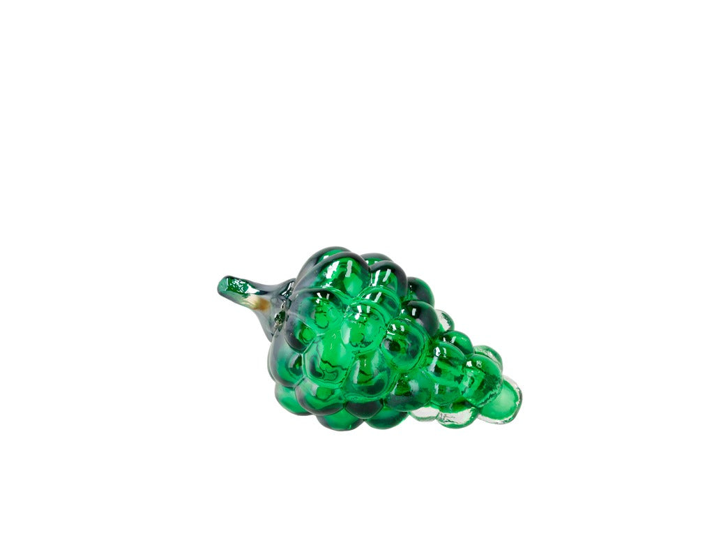 Grapes Harvest 8 x 14 cm Green Glass