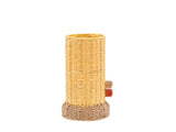 Vase with glass container Styles 17 x 28 Light yellow Paper