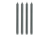 Crowntop candle Aia 30 cm 4 pcs Dark Grey Stearin