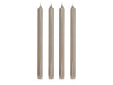 Crowntop candle Aia 30 cm 4 pcs Taupe Stearin