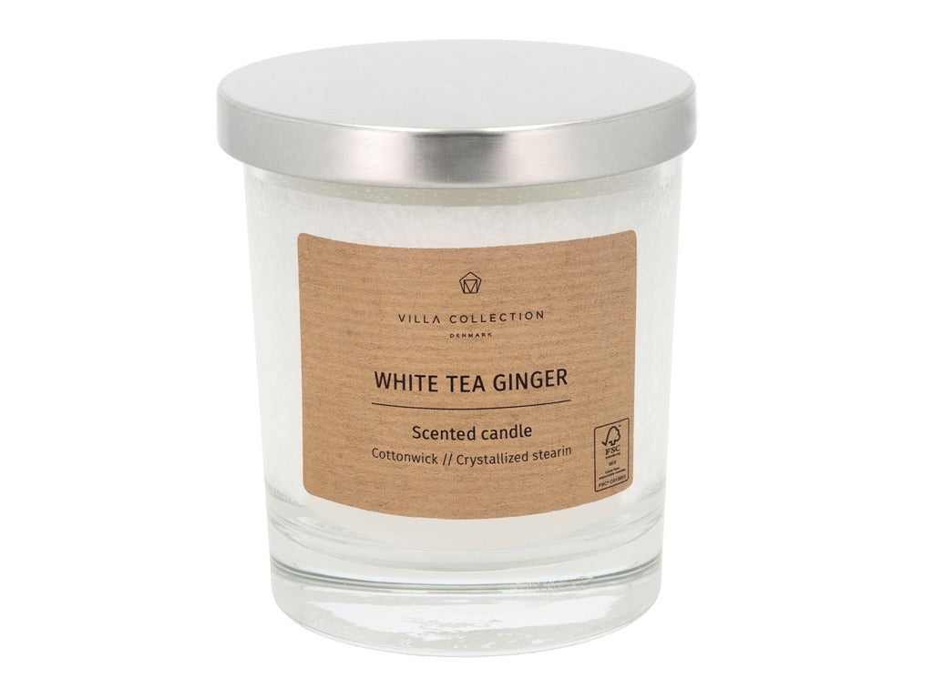 Fragrance candle Kras D8.5 x 10 cm White Stearin