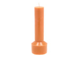 Pillar candle Styles D7x20 cm Amber Paraffin/Stearin