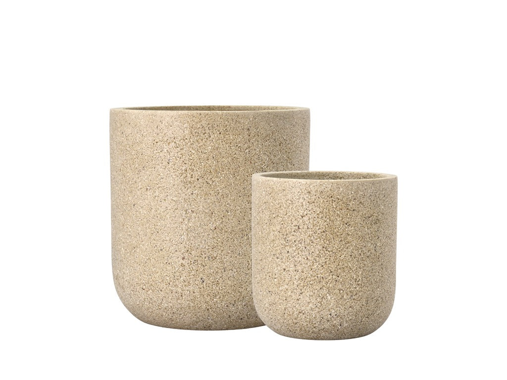 Plant basket Thum 2 pcs Nature Polyresin