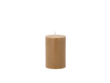 Pillar candle Trae D6 x 9 cm Amber 100% Stearin
