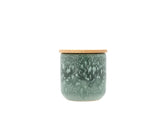 Fragrance candle Iris Coconut Mango 7 x 7.3 cm Green