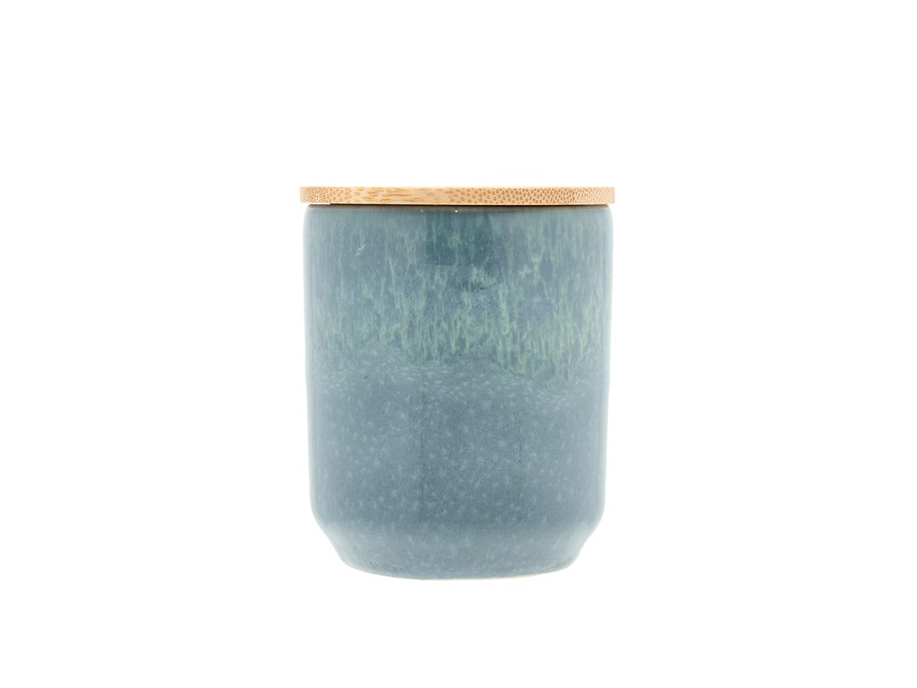 Fragrance candle Iris Herbal Notes 8 x 9.5 cm Dark blue