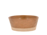 Serving bowl Evig 19 x 8.5 cm Amber Porcelain