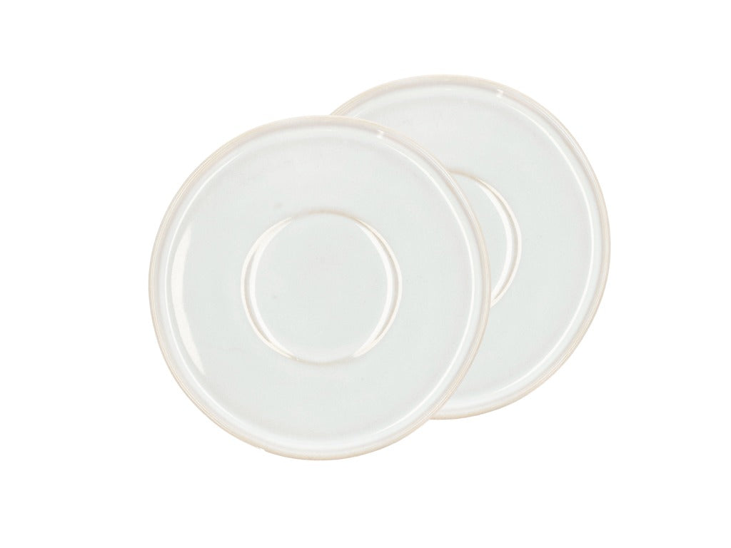 Saucer Allure D13.2 cm 2 pcs Cream Stoneware