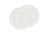 Saucer Allure D13.2 cm 2 pcs Cream Stoneware