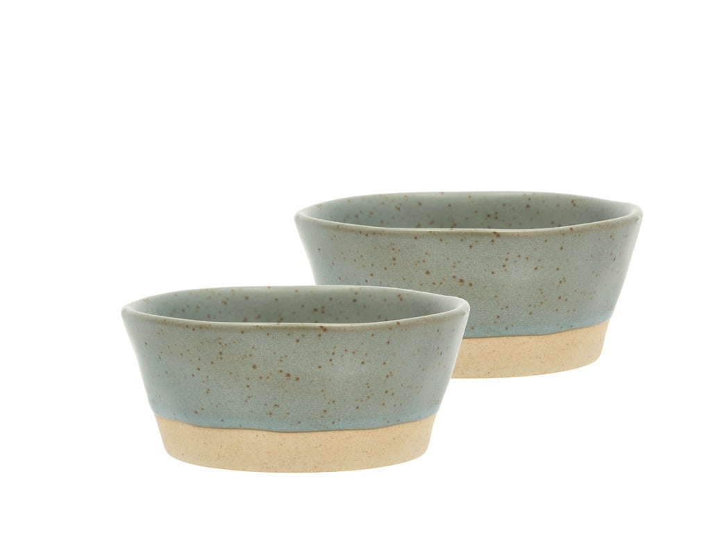 Bowl Evig 10 x 4.3 cm 2 pcs Green Porcelain