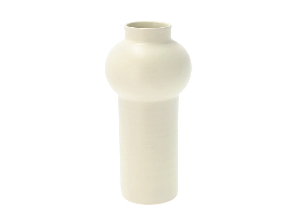 Vase Rost 14 x 30 cm Offwhite Stoneware