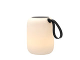 LED Lamp w. solar Hav 17.5 x 23 cm White/Black PE