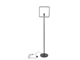 Floor lamp Metal Black H160