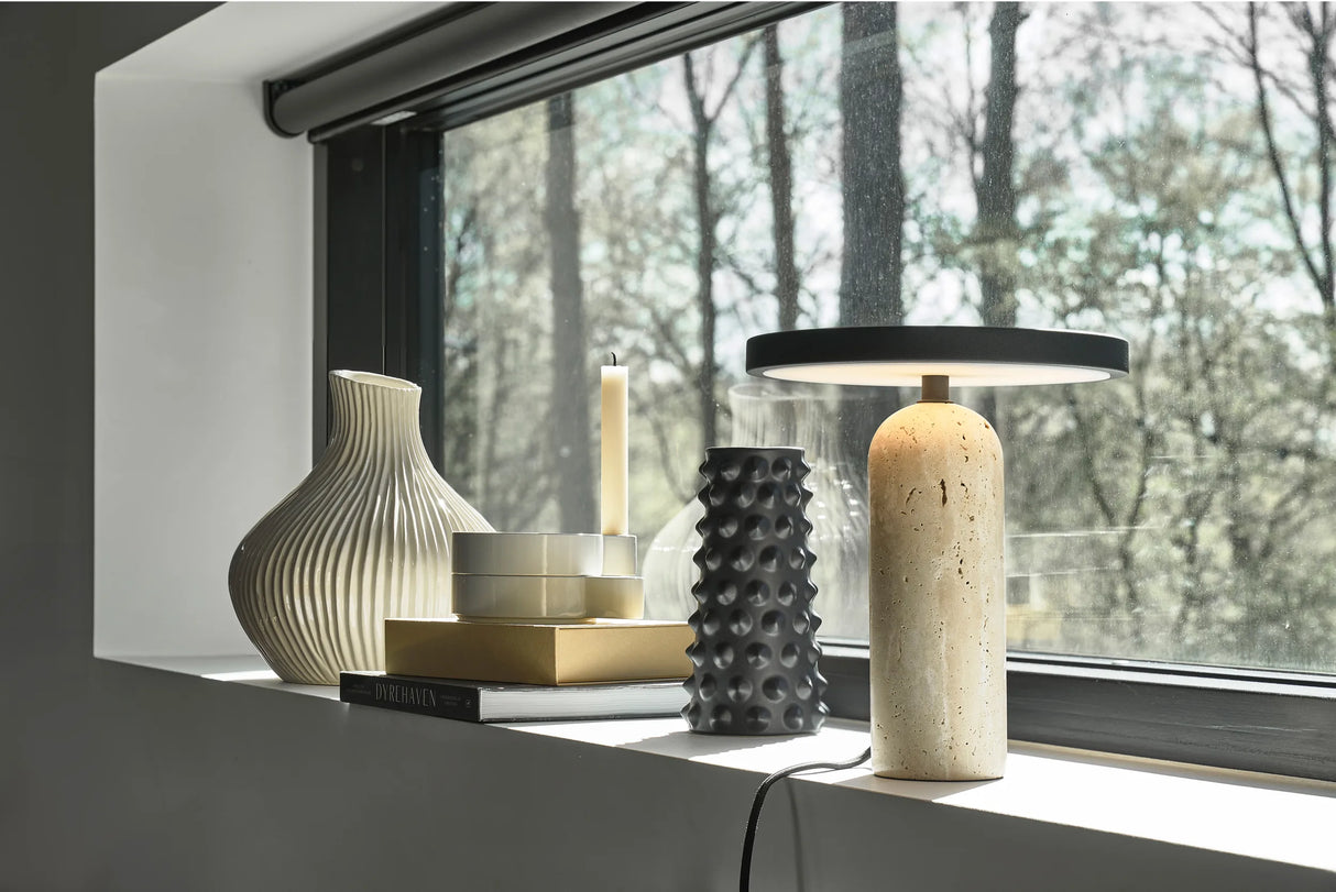 Table lamp Vilja 22,5 x 25 cm White Marble