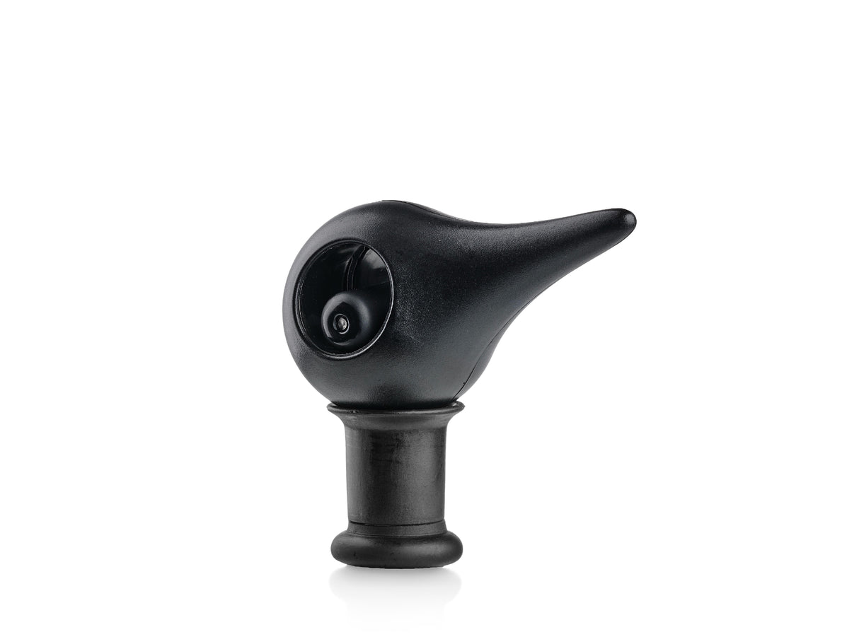 Wine stopper Rocks 6.4x3.2x6.2 Black