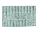 Bath mat Dusty Green Tiles