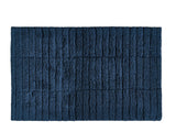 Bath mat Tiles Dark Blue