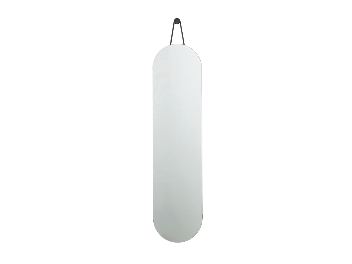 Wall mirror A-Wall Mirror 120x30 Black