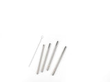 Straw Rocks 15cm 4pcs Polished Steel
