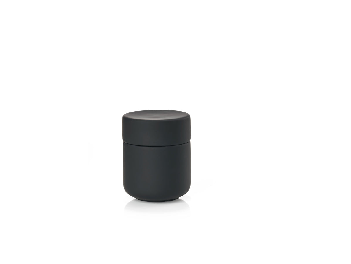 Jar with lid Ume Black