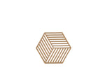 Trivet Hexagon Dark Camel