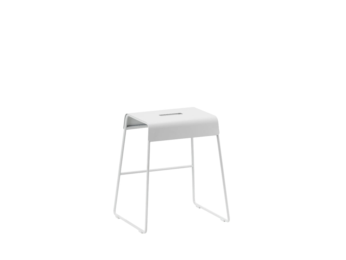 Stool 45 cm A-Stool Outdoor Soft Grey