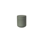 Jar with lid Ume Olive green