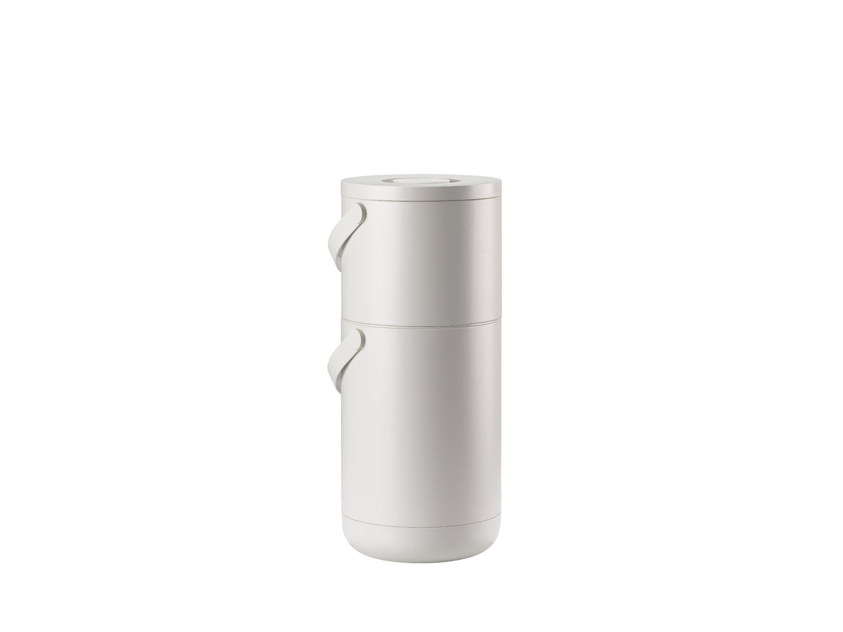 Waste bin Circular 22+12 liter Warm Grey
