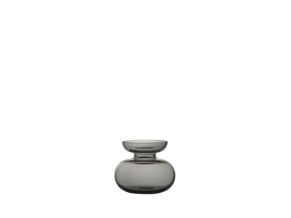 Vase Inu 11 x 9 cm Smoked Grey