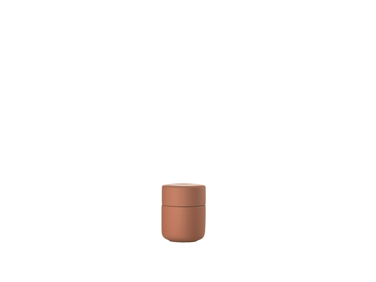 Jar with lid Ume Terracotta
