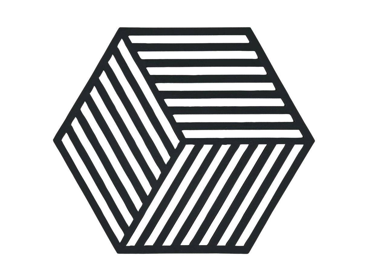 Trivet Hexagon Black