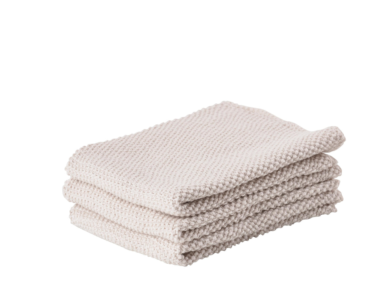 Dish cloth 3 pcs Warm Grey