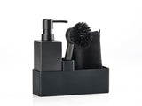 Dishwashing set Black w cloth