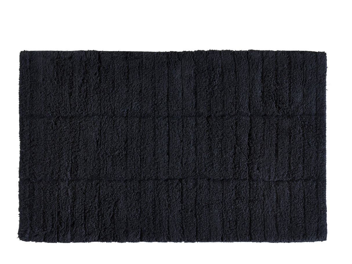Bath mat Tiles Black