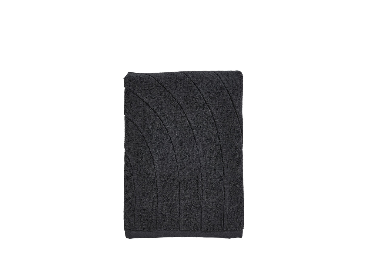 Bath towel Time 70x140 Black