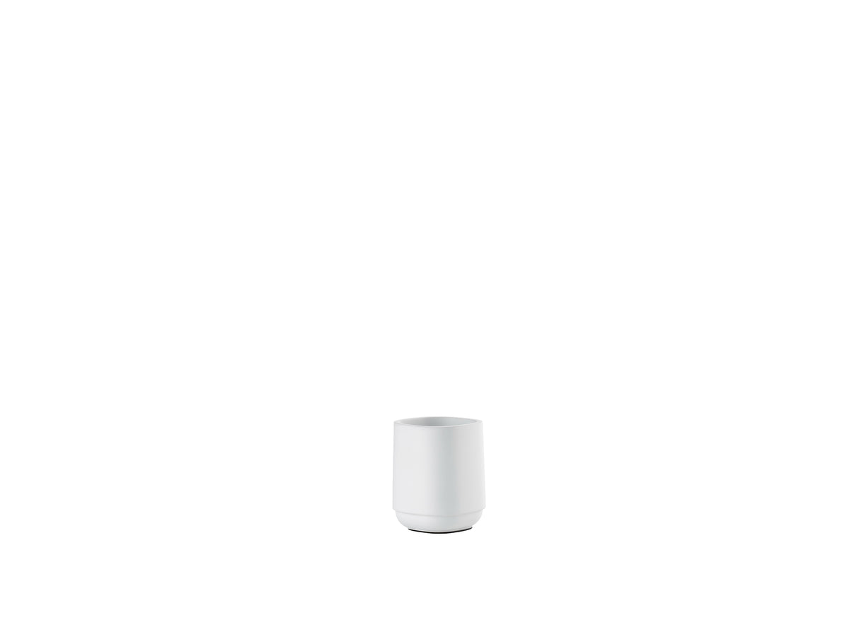 Toothbrush Mug Time White